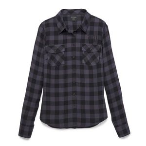 Harley-Davidson Classic Black Plaid Shirt